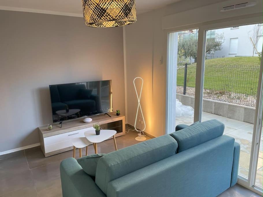 L'Appartement Bleu-T2-Annemasse Luaran gambar